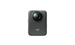 Osmo 360 camera front view with 8K video capability and low-light performance for stunning photography.