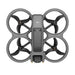 DJI Avata 2 drone top view showcasing quadcopter design and propellers for immersive FPV experience.