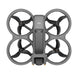DJI Avata 2 drone top view showcasing quadcopter design and propellers for immersive FPV experience.