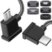 Remote controller cable for DJI drones like Mavic Mini, Mavic 2 Pro, and Spark, featuring USB connectors.