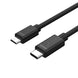 Remote controller cable for DJI drones, featuring USB-C and Micro USB connectors for versatile connectivity.